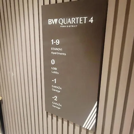 Bw Quartet 708-whit Free Garage Parking Apartmán Bělehrad